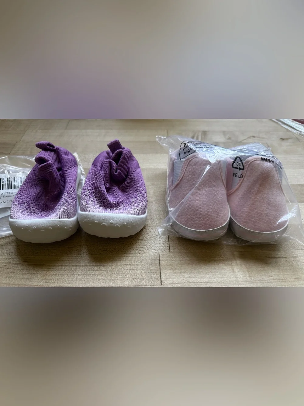 Baby Shoes - Purple & Pink - BRAND NEW!